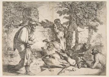 Der Philosoph Diogenes auf der Suche nach einem ehrlichen Mann